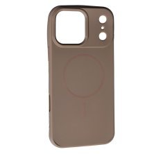 Силіконовий чохолНакладка  Color (With Magnit) для Apple iPhone 17 Pro Brown
