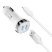 АЗУ HOCO Z40 (2USB/2.4A) + USB - Lightning (12pc) (белый)