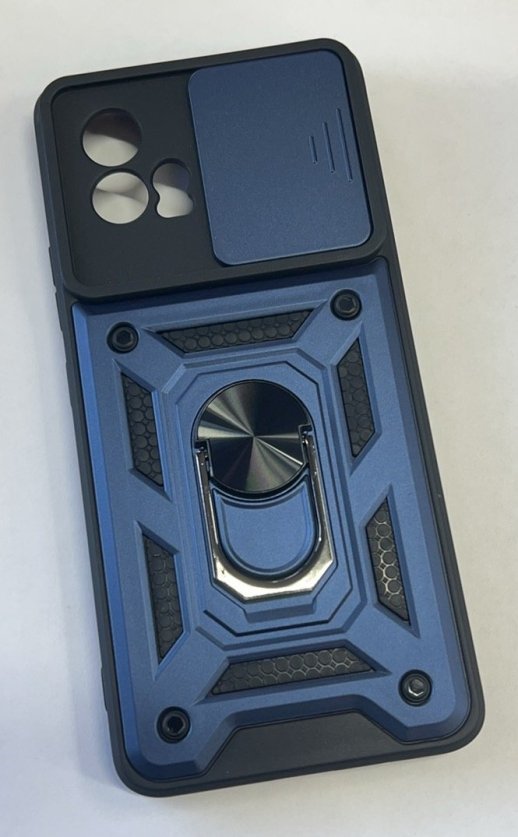 Armor Case With Curtain for Motorola G72 Чорний