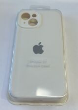 Чехол Silicone Case Copy Apple iPhone 15 Square White, 02