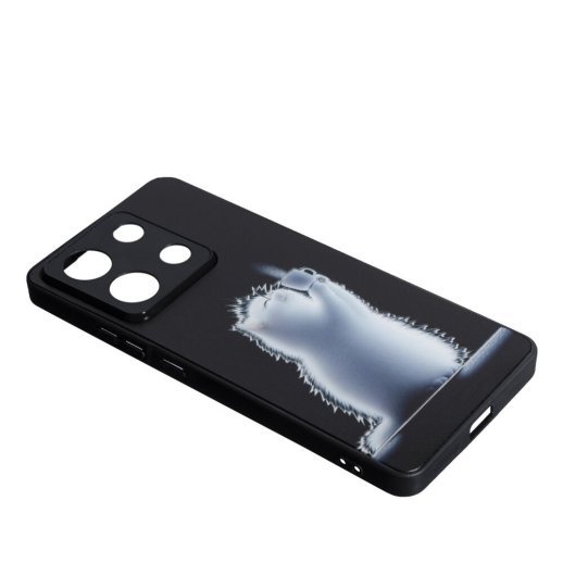 Накладка Fashion Mix для Xiaomi Redmi Note 13 Pro (5G) / Poco X6 White Cat