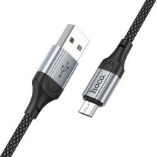 USB кабель HOCO X102 USB - micro USB, 1 метр, чорний