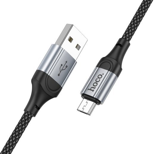 USB кабель HOCO X102 USB - micro USB, 1 метр, чорний
