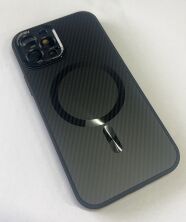 Case Carbone Shield Magsafe  for Apple Iphone 12 Pro Black