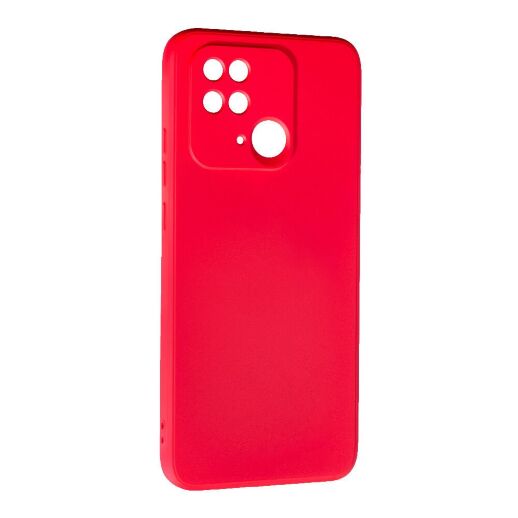 Силікон Case SMTT (AA) для Xiaomi Redmi 10C/Poco C40 Red