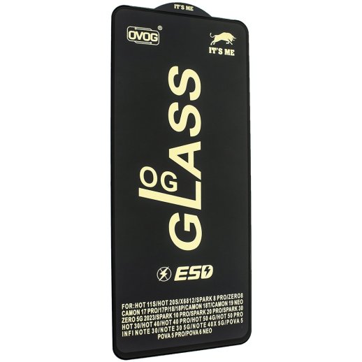 Захисне скло PREMIUM IT'S ME OG GLASS INFINIX HOT 50 | HOT 40 | HOT 30 | POVA 5 | NOTE 30 | NOTE 40X