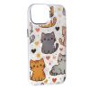 Накладка Soft Milky для Apple iPhone 15 Cats