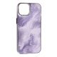 Накладка Marble Style для Apple iPhone 14 Violet