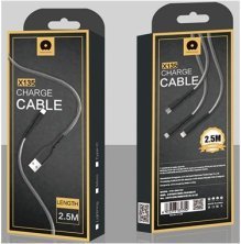 Кабель USB WUW X135 USB - Type-C тканина 2,50 метра (40)