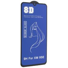 Защитное стекло для телефона 8D MIRROR XIAOMI MI 9 SE 2019 ЧЁРНО-СИНИЙ