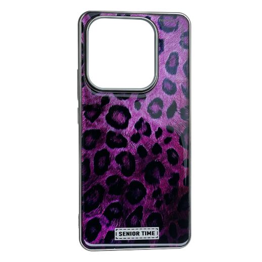 Накладка Leopard Case для Xiaomi Redmi Note 14 (5G) Violet