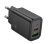 Мережевий зарядний пристрій HOCO N63 TYPE-C PD 30W + USB QC 3.0, чорний