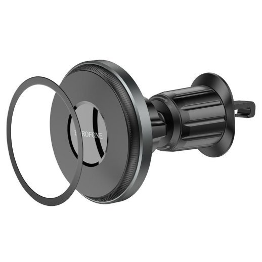 Автомобільний тримач BOROFONE BH202 magnetic 15W бездротова швидка зарядка - повітряна решітка