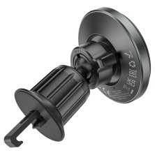 Автомобільний тримач BOROFONE BH202 magnetic 15W бездротова швидка зарядка - повітряна решітка