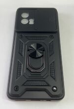 Armor Case With Curtain for Motorola G72 Dark Blue