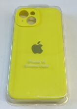 Чехол Silicone Case Copy Apple iPhone 15 Square Yellow, 09