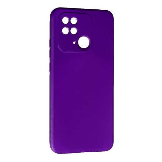 Силікон Case SMTT (AA) для Xiaomi Redmi 10C/Poco C40 Violet