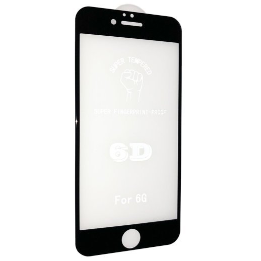 Захисне скло 6D ORIGINAL для APPLE IPHONE 6 | 6S ЧОРНИЙ