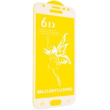 Захисне скло 6D PREMIUM SAMSUNG J330 Galaxy J3 2017 В УПАКОВЦІ WHITE