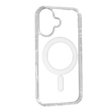 Накладка Magsafe TPU+PC для Apple iPhone 16 Plus Transparent