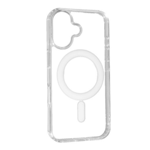 Накладка Magsafe TPU+PC для Apple iPhone 16 Plus Transparent