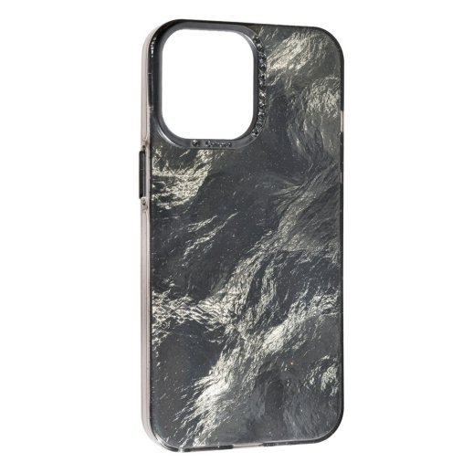 Накладка Marble Style для Apple iPhone 14 Pro Black