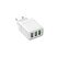 Мережевий зарядний пристрій BOROFONE BA40A Speedway three-Port QC3.0 charger(EU)