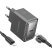 Мережевий зарядний пристрій BOROFONE BAS31A TYPE-C PD 35W + кабель TYPE-C - LIGHTNING, чорний