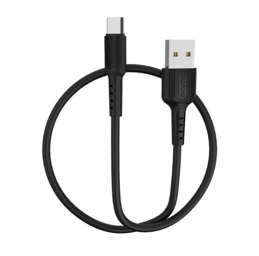USB кабель BOROFONE BX16 Easy charging USB - Type-C ЧОРНИЙ