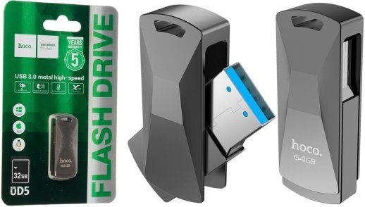 Флеш-память HOCO UD5 (USB3.0/64Gb) (серый)