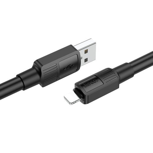 USB кабель HOCO X84 USB - Lightning 1 MЕТР ЧОРНИЙ