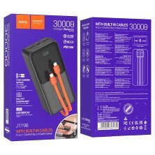 Power Bank HOCO J119B Sharp PD20W+22.5W 30000 mAh чорний