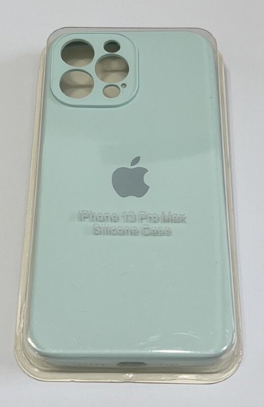 Чохол Silicone Case Copy Apple iPhone 13 Pro Max Square Light Turquoise, 26