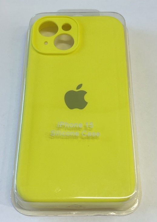 Чехол Silicone Case Copy Apple iPhone 15 Square White, 08