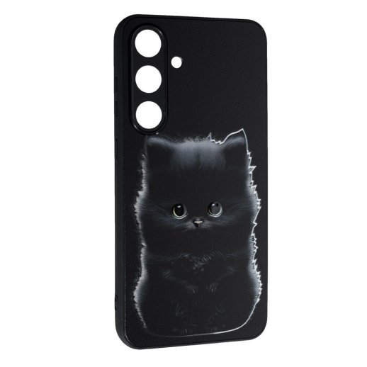 Накладка Fashion Mix для Samsung S25 Plus Black Cat
