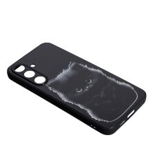 Накладка Fashion Mix для Samsung S25 Plus Black Cat