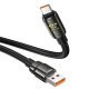 USB кабель HOCO U143 USB - Type-C 5A, 1 метр, чорний