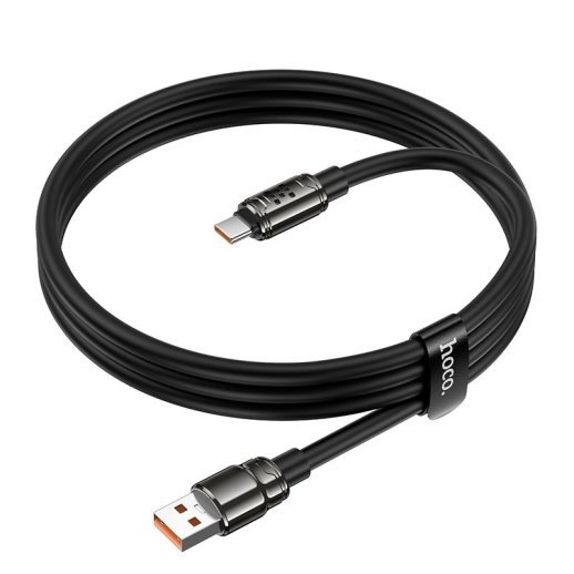 USB кабель HOCO U143 USB - Type-C 5A, 1 метр, чорний