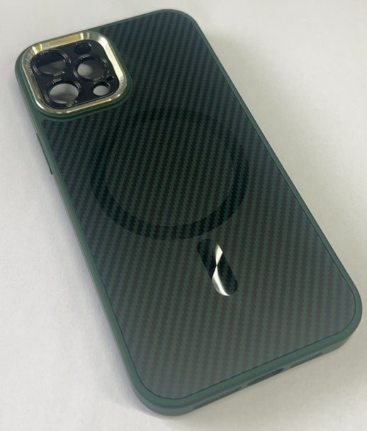 Case Carbone Shield Magsafe  for Apple Iphone 12 Pro Deep Purple