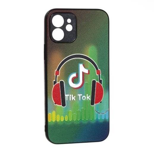 Накладка Fashion Mix для Apple iPhone 12 Neon TikTok