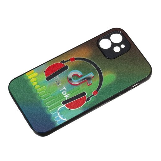 Накладка Fashion Mix для Apple iPhone 12 Neon TikTok
