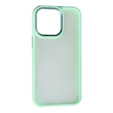 Накладка Matte Metal Buttons для Apple iPhone 13 Pro Green