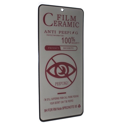 CERAMICS FILM PRIVACY XIAOMI Redmi Note 9S 2020 ЧОРНИЙ