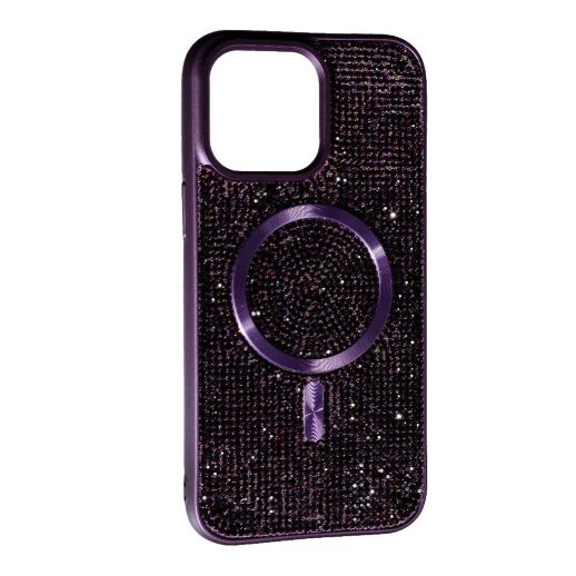 Накладка Diamond Magsafe для Apple iPhone 16 Pro Max Dark Violet