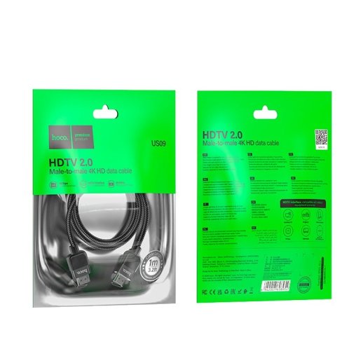 Кабель HOCO US09 4K HD HDMI 1 метр