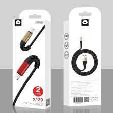 Кабель USB WUW X139 USB - Lightning 2,4A (2 кабелі в упаковці) (70)