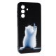 Накладка Fashion Mix для Samsung A26 White Cat