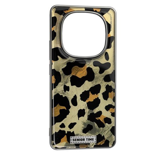 Накладка Leopard Case для Xiaomi Redmi Note 14 Pro (5G) / Poco X7 Gold