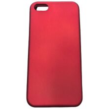 Матова силіконова накладка ROCK iPhone 5 (червоний)