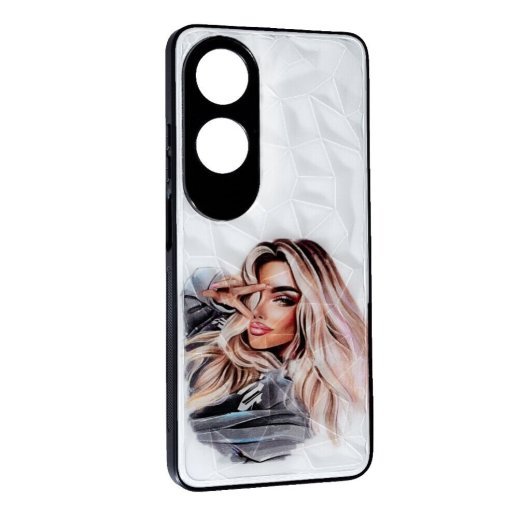 Накладка Prisma Ladies New для Oppo A60 Girl in a hoodie